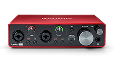 Focusrite Scarlett 2i2 (3rd Gen) for rent in Toronto